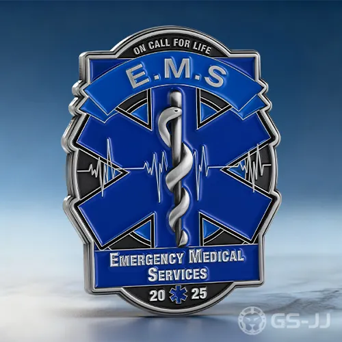 On Call For Life EMS Challenge Coins On Call For Life EMS Challenge Coins