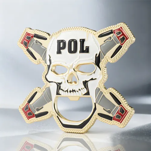 POL Skull Bottle Opener Coin POL Skull Bottle Opener Coin