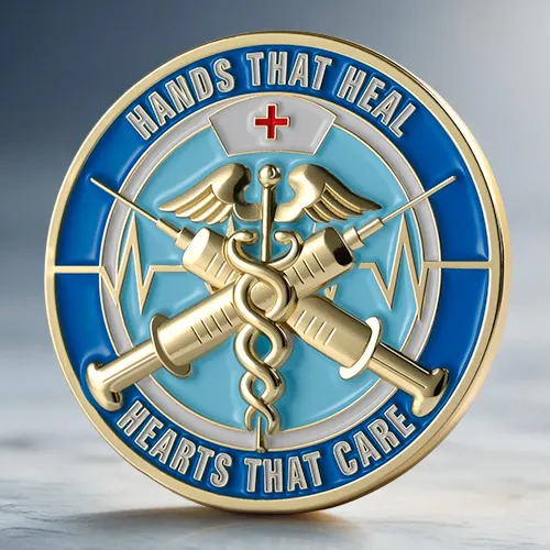 Registered Nurse EMS Challenge Coin Registered Nurse EMS Challenge Coin