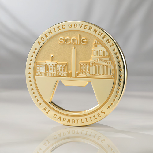 Scale Agentic Government AI Bottle Opener Coin