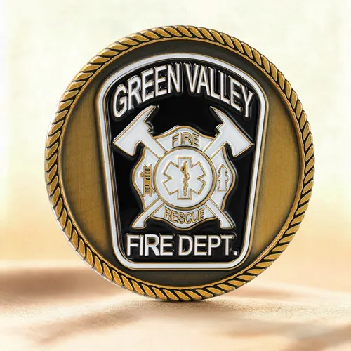 The Red Line Firefighter Challenge Coins The Red Line Firefighter Challenge Coins