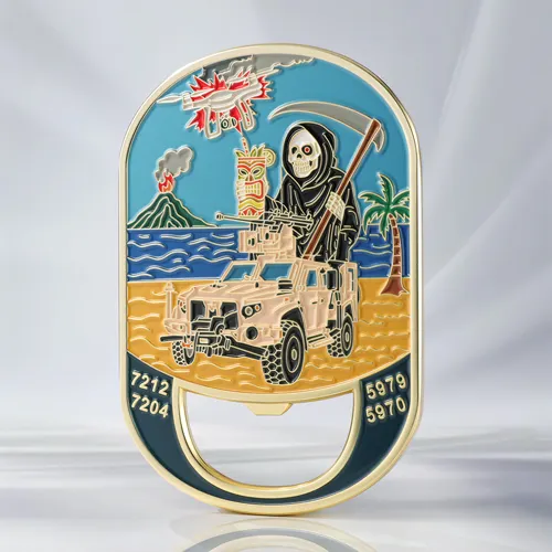 Third Littoral Anti-Air Battalion Bottle Opener Coin Third Littoral Anti-Air Battalion Bottle Opener Coin