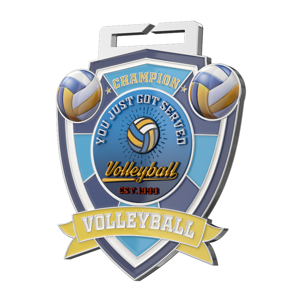 Volleyball Champion Medal - You Just Got Served detail