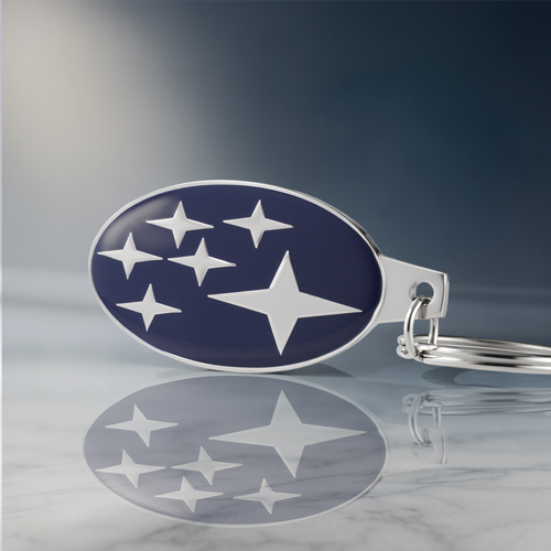 Budds' Subaru Branded Keychains