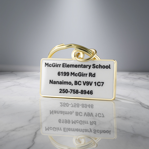 McGirr School Personalised Keyrings