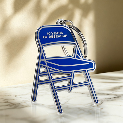 Blue Chair Hard Enamel Unique keychains