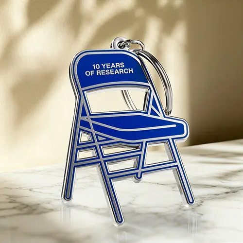 Blue Chair Hard Enamel Unique keychains