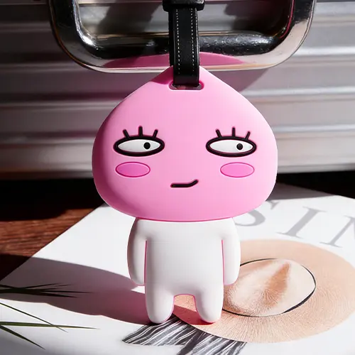 Apeach Custom PVC Luggage Tag Apeach Custom PVC Luggage Tag