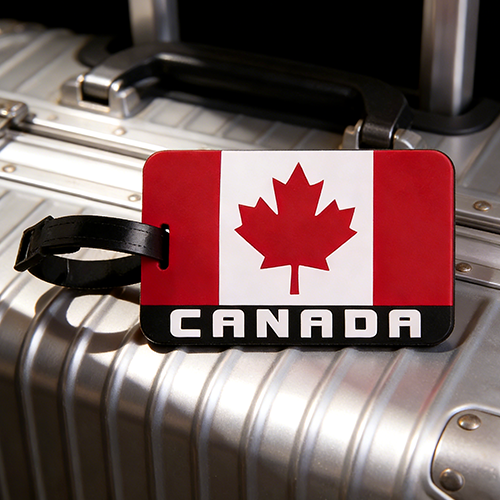 Canada Flag PVC Luggage Tag 