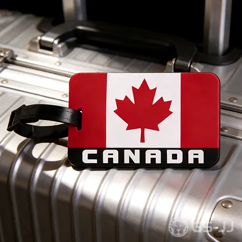 Canada Flag PVC Luggage Tag Canada Flag PVC Luggage Tag