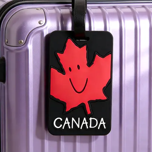 Canada Maple Leaf PVC Luggage Tag