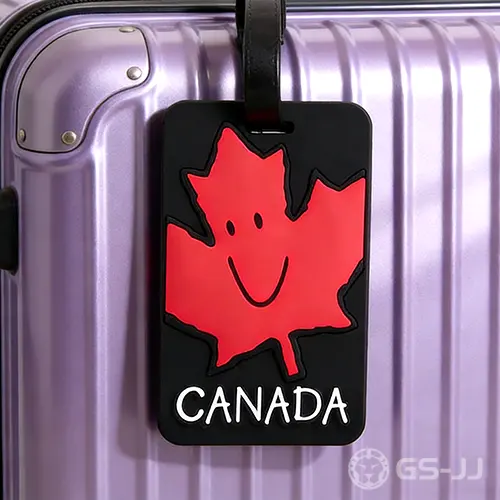 Canada Maple Leaf PVC Luggage Tag Canada Maple Leaf PVC Luggage Tag