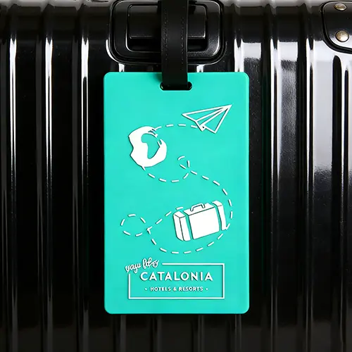Catalonia PVC Luggage Tag