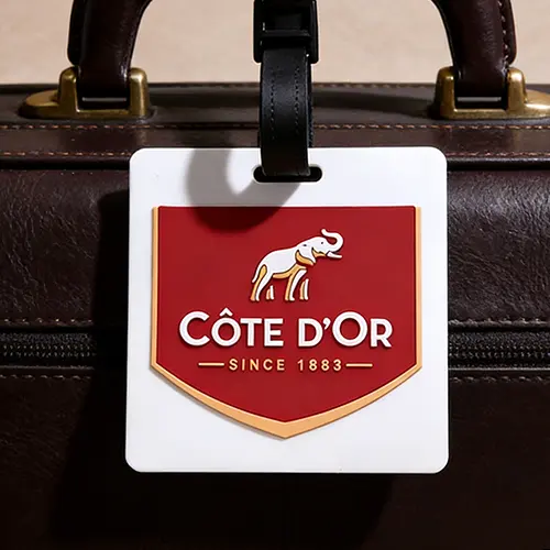 Cote d'Or custom luggage tag