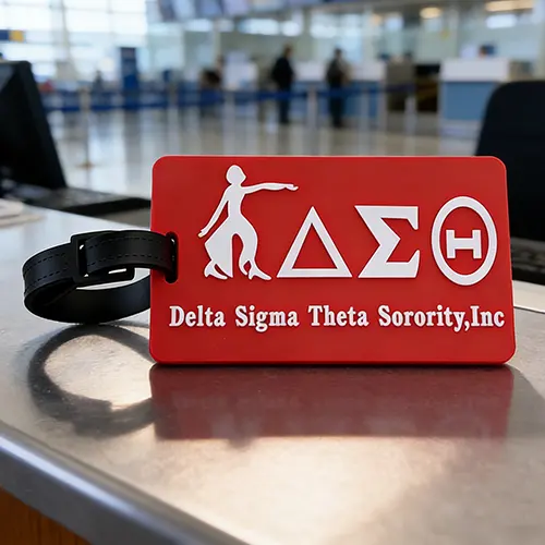 Delta Sigma Theta Sorority Luggage Tags