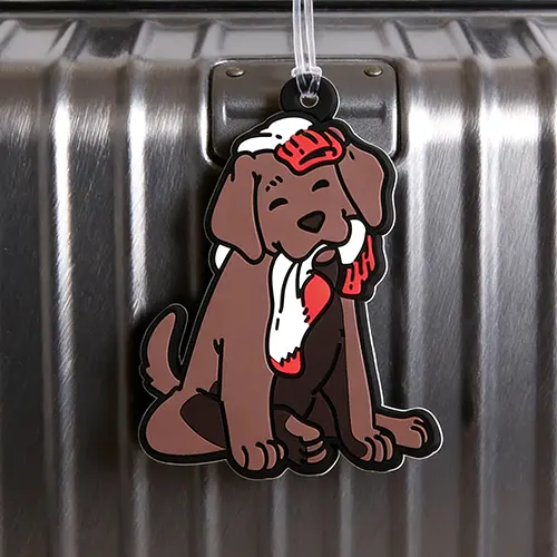 Dog PVC Luggage Tag
