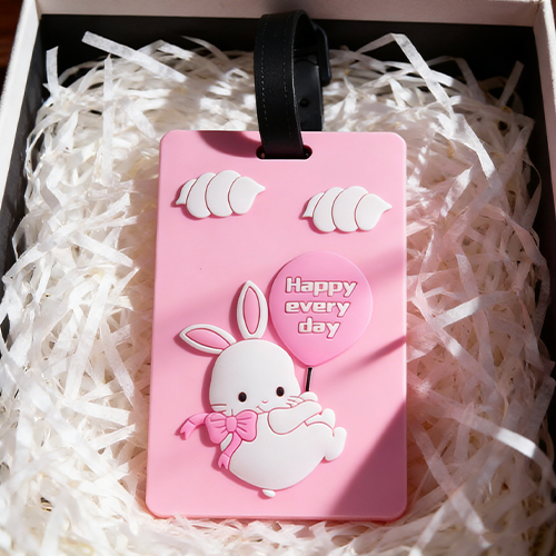 Happy Every Day Custom PVC Luggage Tag 