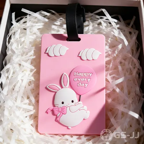 Happy Every Day Custom PVC Luggage Tag Happy Every Day Custom PVC Luggage Tag