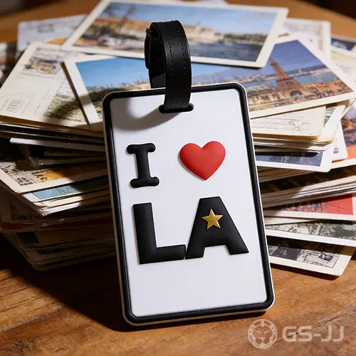 I Love LA PVC Luggage Tag I Love LA PVC Luggage Tag