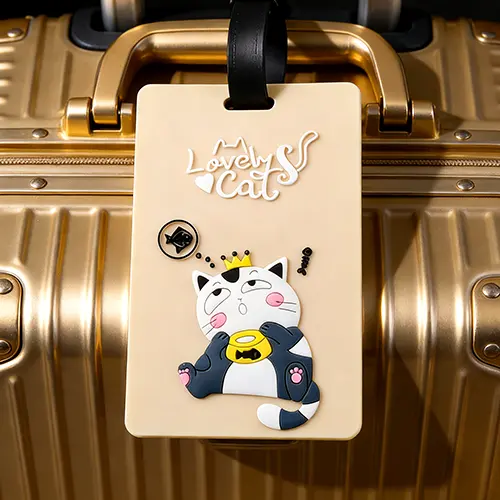 Lover Cats PVC Luggage Tag