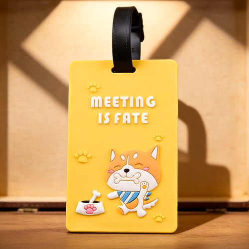 Meeting is Fate PVC Luggage Tag 