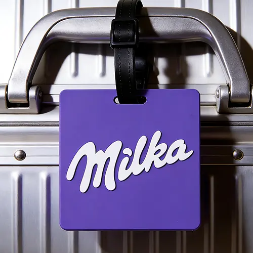 Milka PVC Luggage Tag