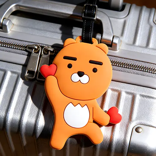 Red Heart Ryan PVC Luggage Tag 