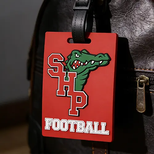 SHP Football PVC Luggage Tag