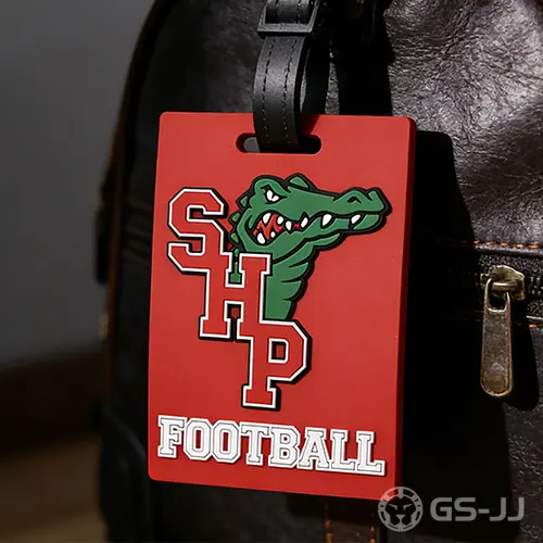 SHP Football PVC Luggage Tag SHP Football PVC Luggage Tag