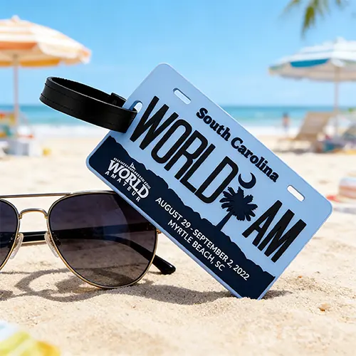 South Carolina World Am PVC Luggage Tag South Carolina World Am PVC Luggage Tag