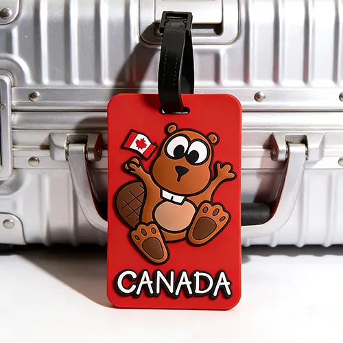 Squirrel PVC Luggage Tag Squirrel PVC Luggage Tag