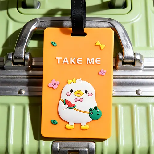 Take Me PVC Luggage Tag