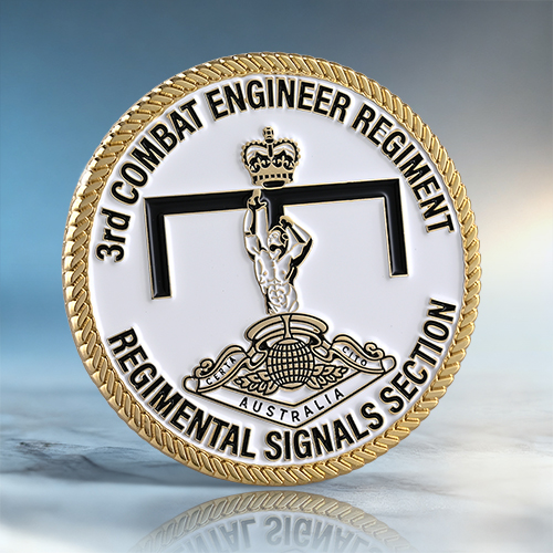 3rd Combat Engineer Regiment Military Challenge Coin
