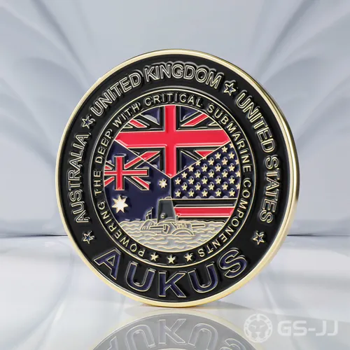 AUKUS Submarine Partnership BEL Corporate Coin AUKUS Submarine Partnership BEL Corporate Coin