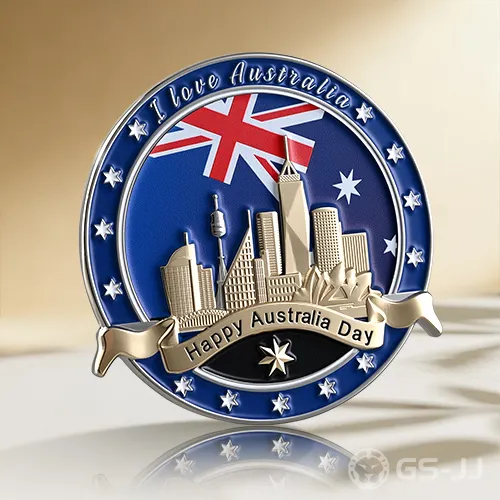 Happy Australia Day Challenge Coin Happy Australia Day Challenge Coin