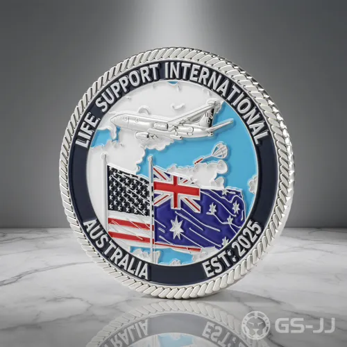 Life Support International Challenge Coin Life Support International Challenge Coin