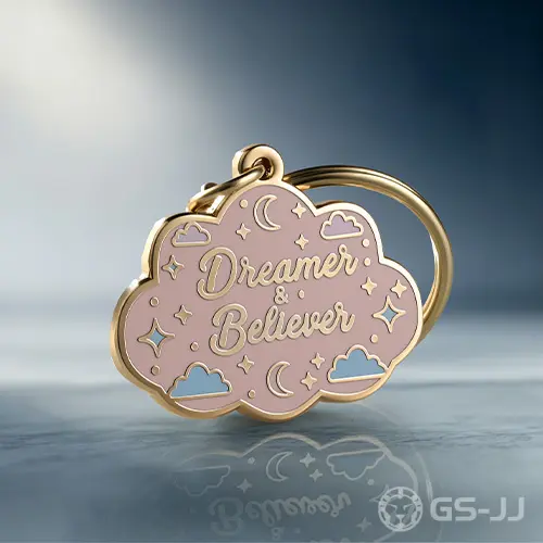 Custom Cloud-Shaped Cute Keychains Custom Cloud-Shaped Cute Keychains