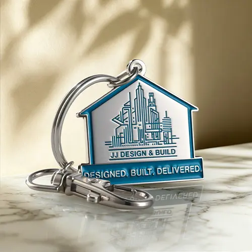 JJ DESIGN BUILD Custom Branded Keychains