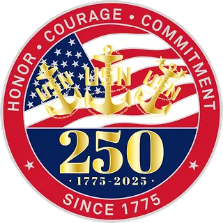 navy 250th anniversary challenge coin