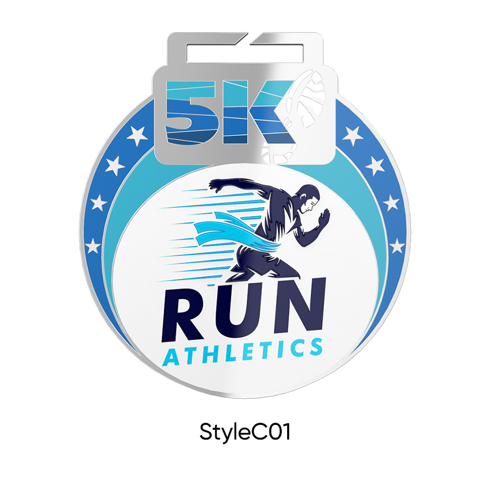 UV Printed 5K Medals1