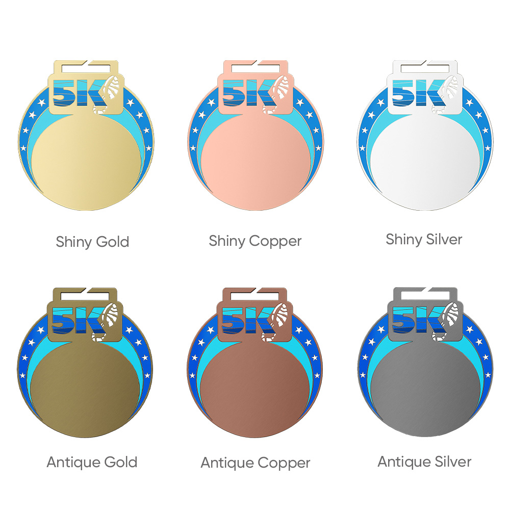 UV Printed 5K Medals2