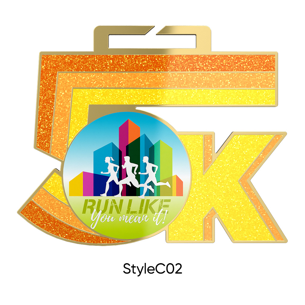 UV Printed 5K Medals3