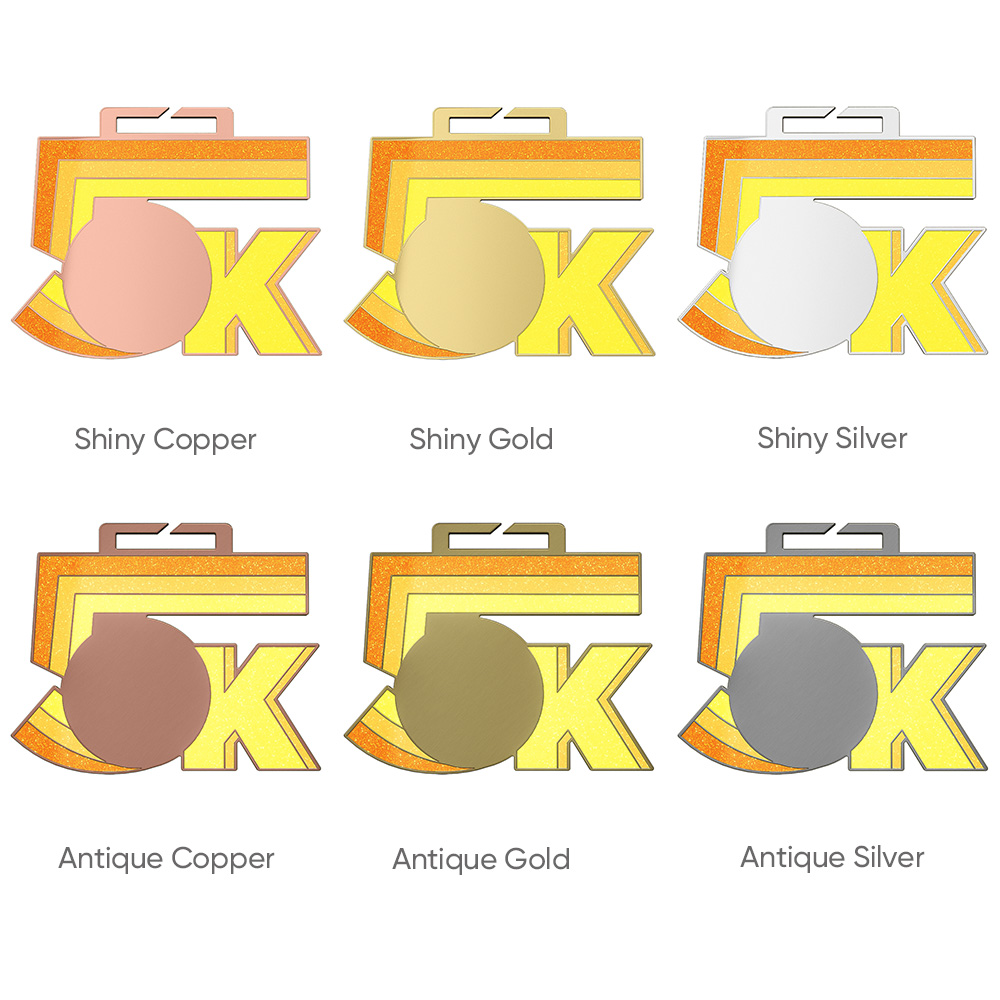 UV Printed 5K Medals4