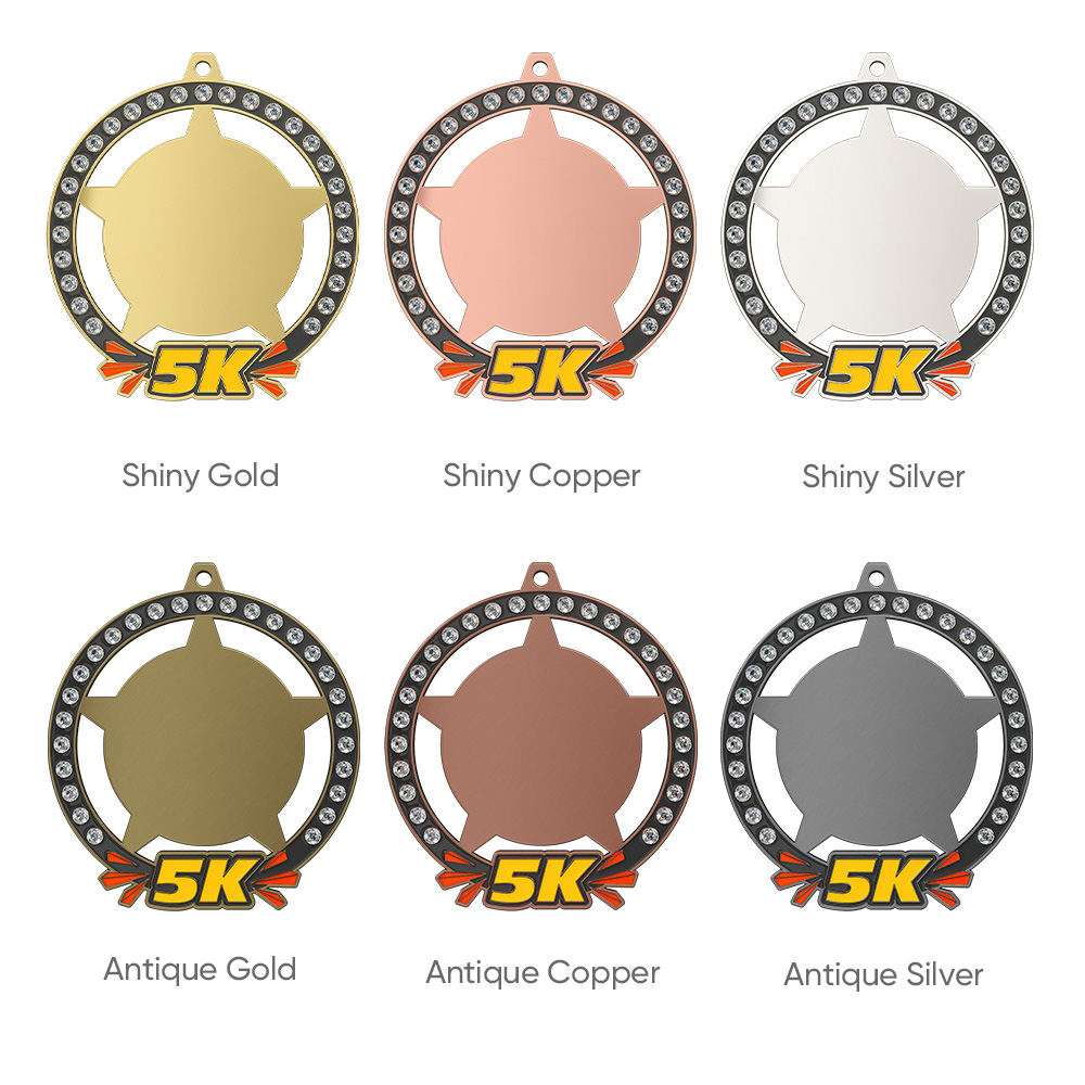 UV Printed 5K Medals6