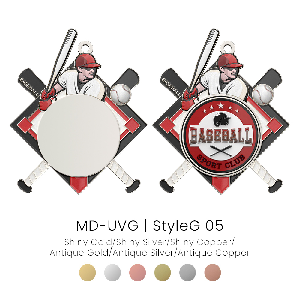 UV Printed Baseball Medals9