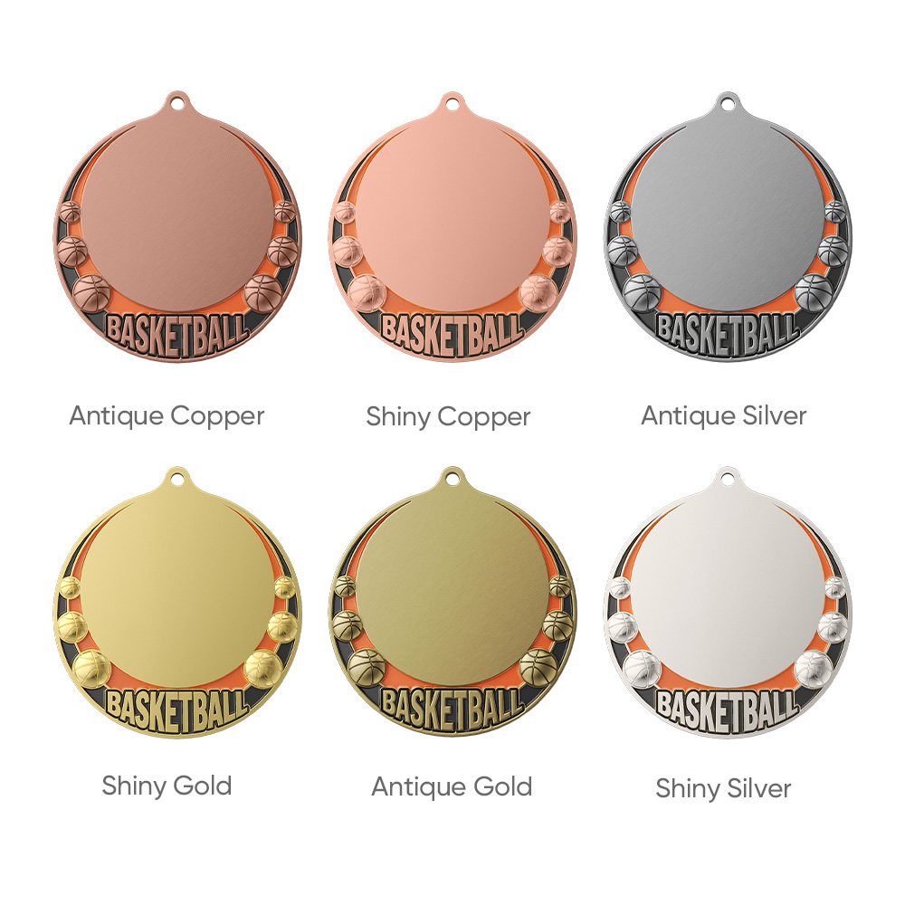 UV Printed Basketball Medals4