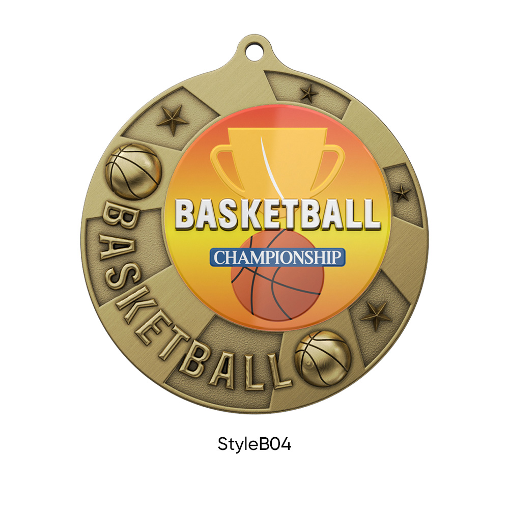 UV Printed Basketball Medals7