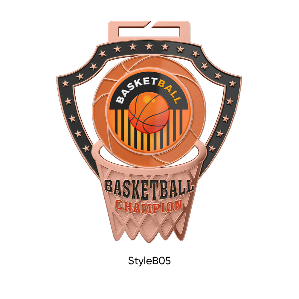 UV Printed Basketball Medals9