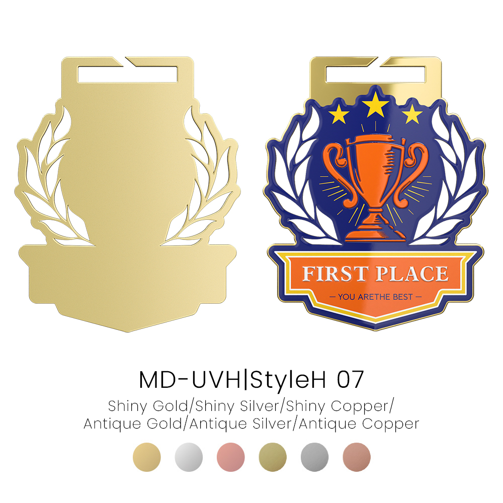 UV Printed Education Medals10