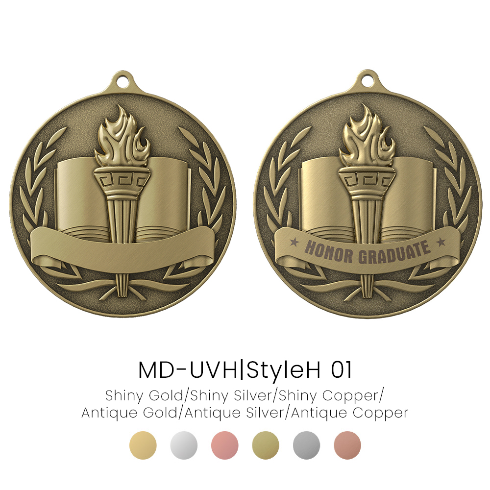 UV Printed Education Medals1